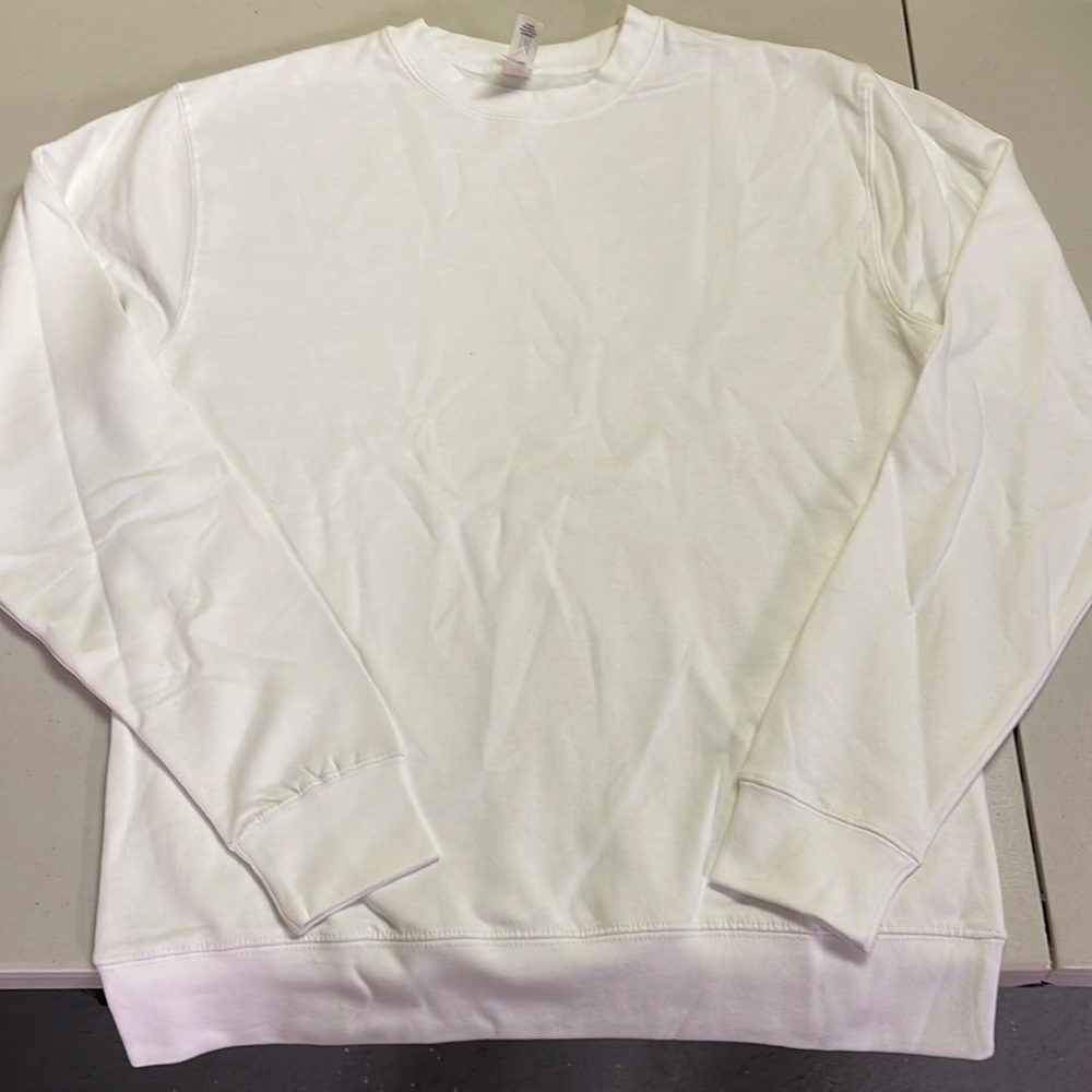 White sweatshirt